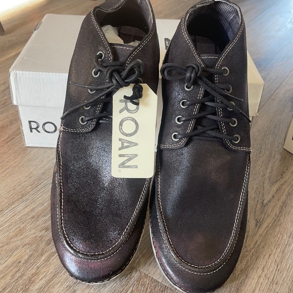 Roan by Bed | Stu “Tobias” Black Oiled Suede Chukka Boot Size 11 - Picture 14 of 16